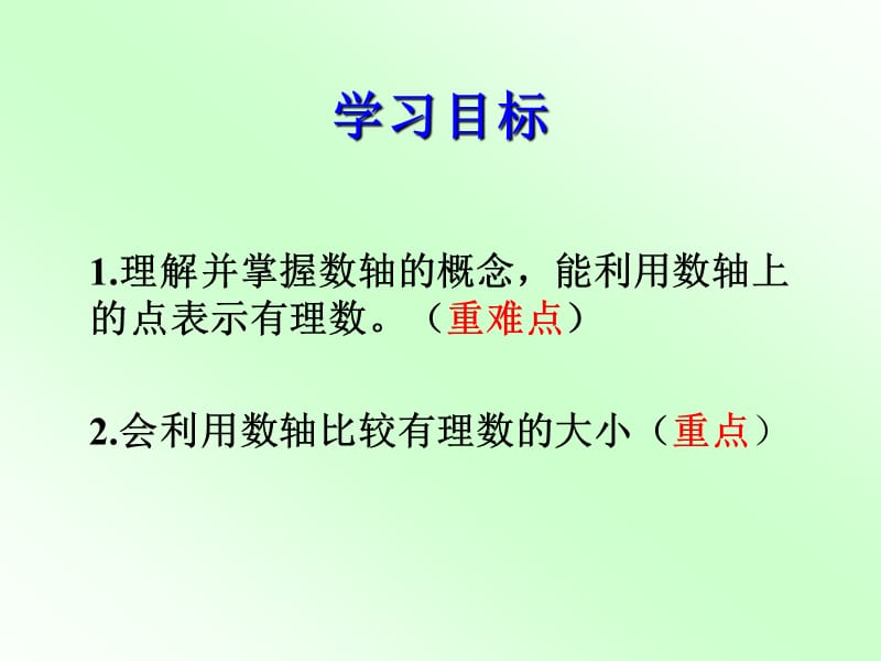 2019年数学：2.2数轴课件（北师大版七年级上）-副本精品教育.ppt_第3页