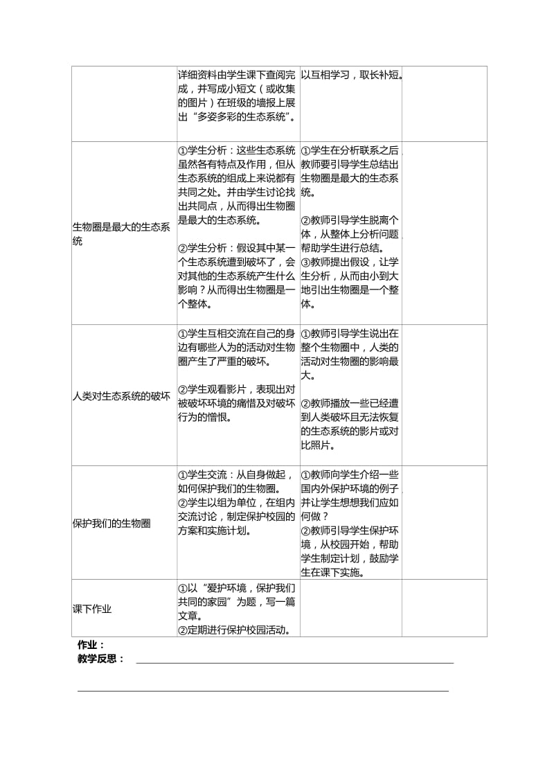 2019年第三节：生物圈是最大的生态系统教案精品教育.doc_第2页