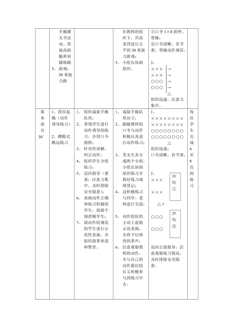 2019年蹲踞式跳远教案精品教育.doc_第2页