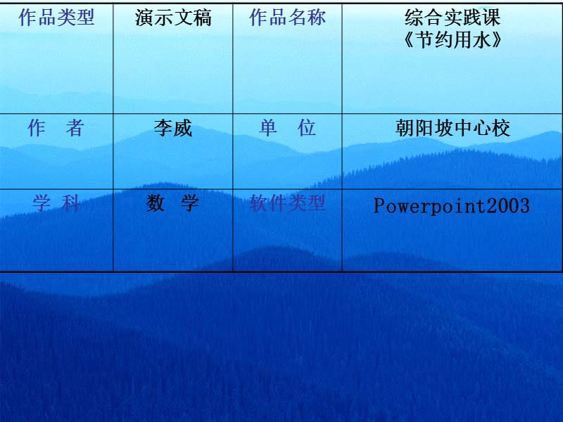 2019年数学综合实践课《节约用水》精品教育.ppt_第3页