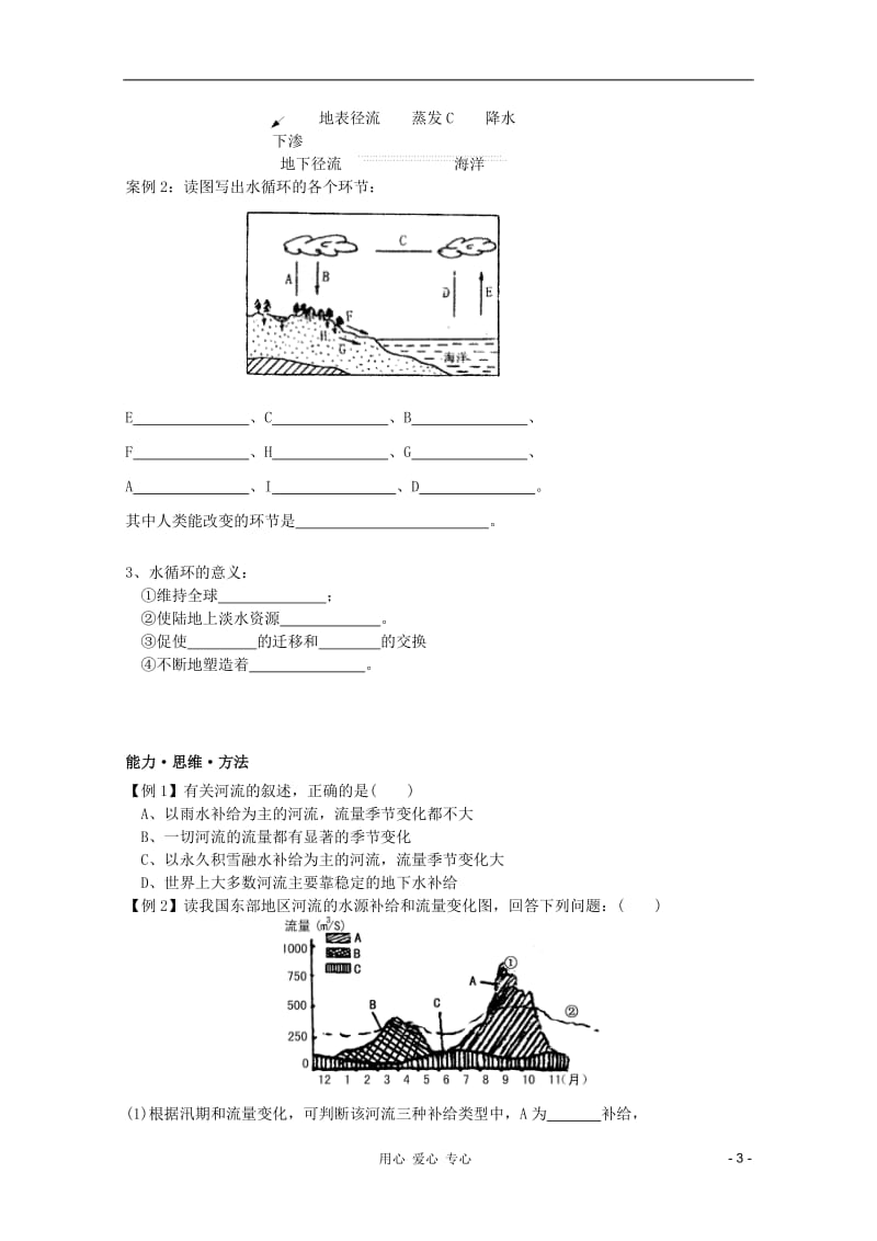 2019年高三地理复习第三章第1课自然界的水循环学案1新人教版必修1精品教育.doc_第3页