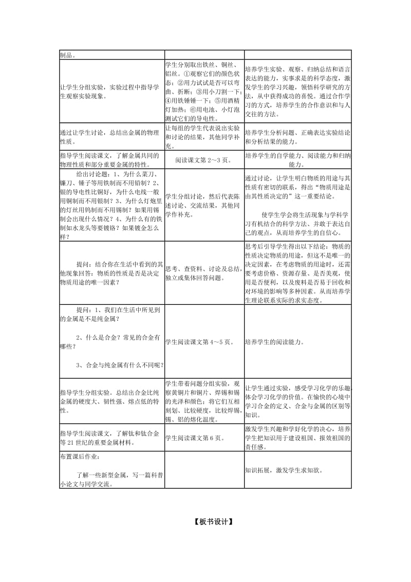 2019年金属材料的教学设计x精品教育.docx_第2页