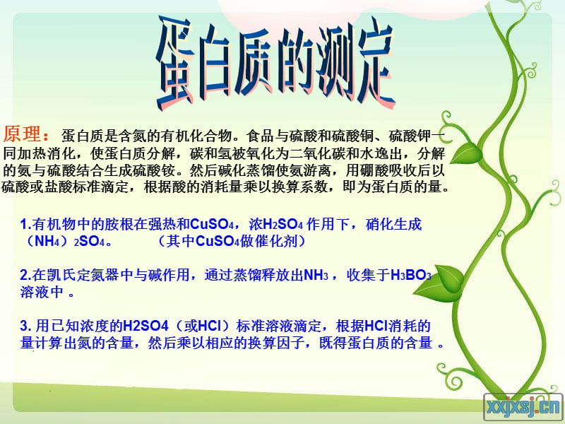 豆奶中蛋白质的测定.ppt_第1页