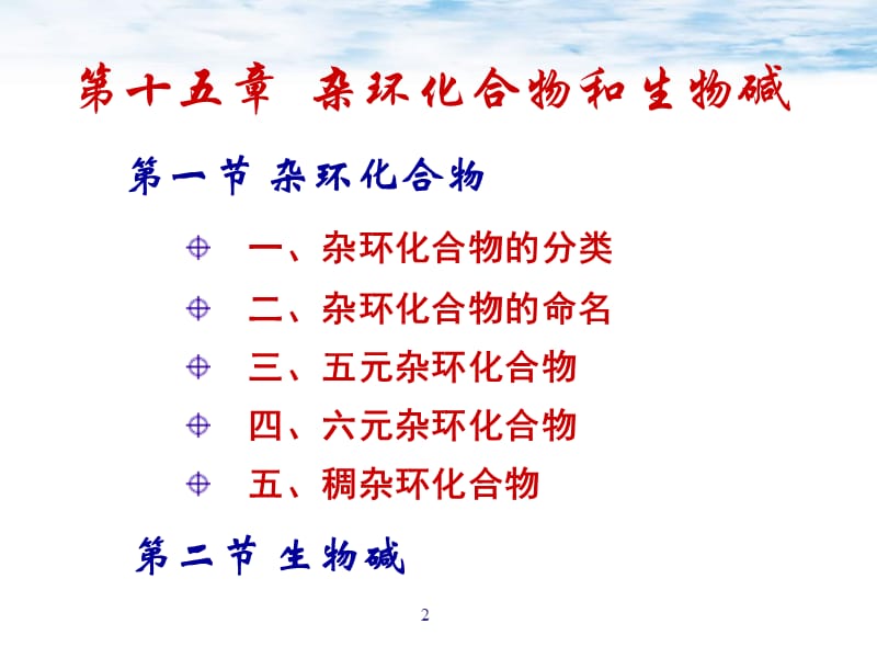 第十五章杂环化合物药专.ppt_第2页