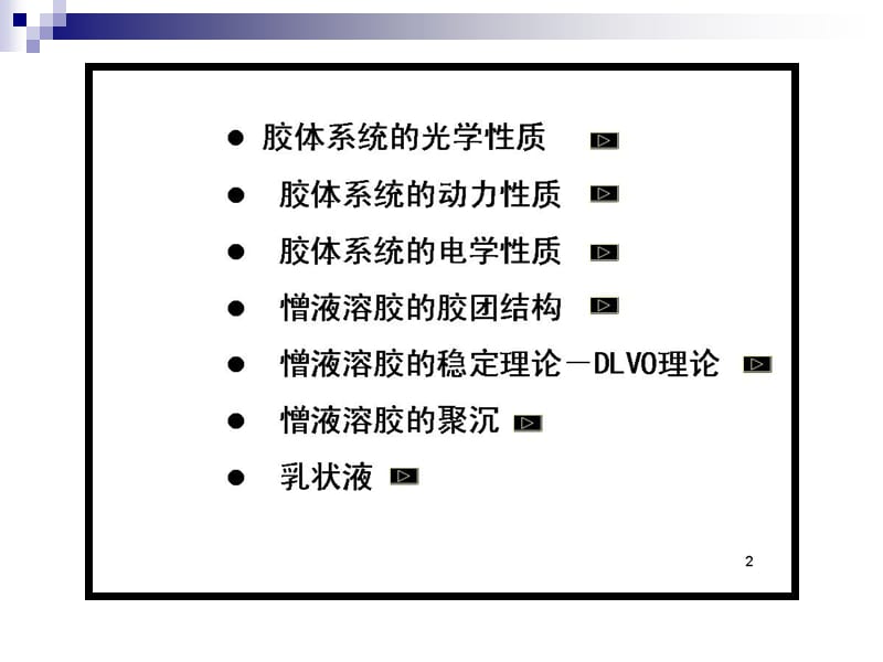 天津大学四版物理化学考研复习十二章节胶体化学.ppt_第2页