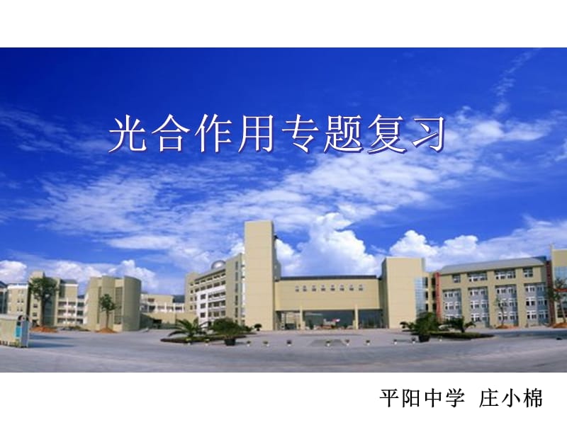 平阳中学庄小棉.ppt_第1页