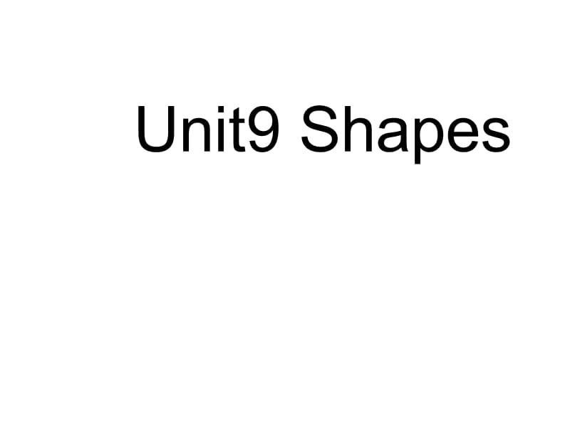 牛津苏教五上Unit9Shapes课件.ppt_第1页