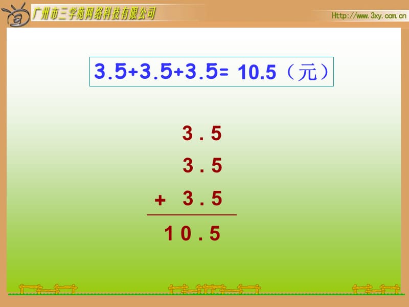 新人教版五年级上册小数乘整数.ppt_第3页