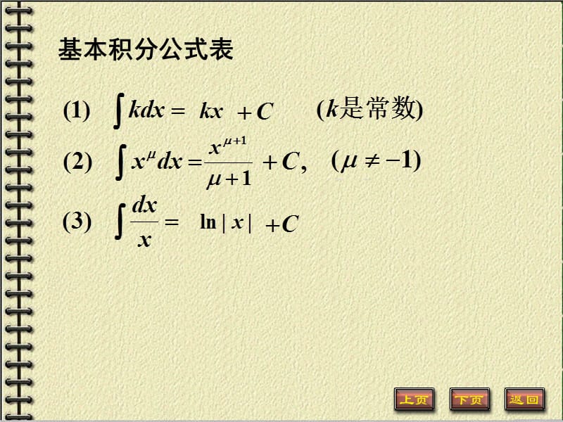 萝卜家园-基本积分公式表.ppt_第1页