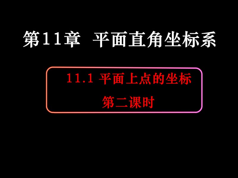 平面上点的坐标第二课时.ppt_第1页