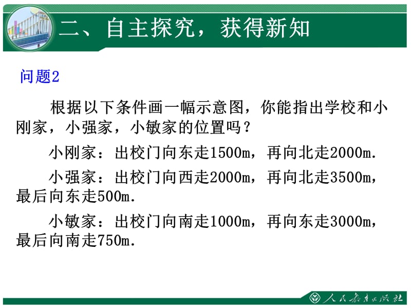 七章节平面直角坐标系坐标方法简单应用1章节时.ppt_第3页