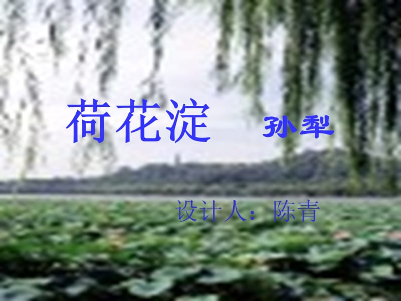 番茄花园-荷花淀孙犁.ppt_第1页