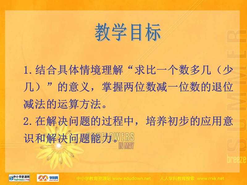 青岛版一年下绿色回收----两位数减一位数的退位减法课件.ppt_第2页