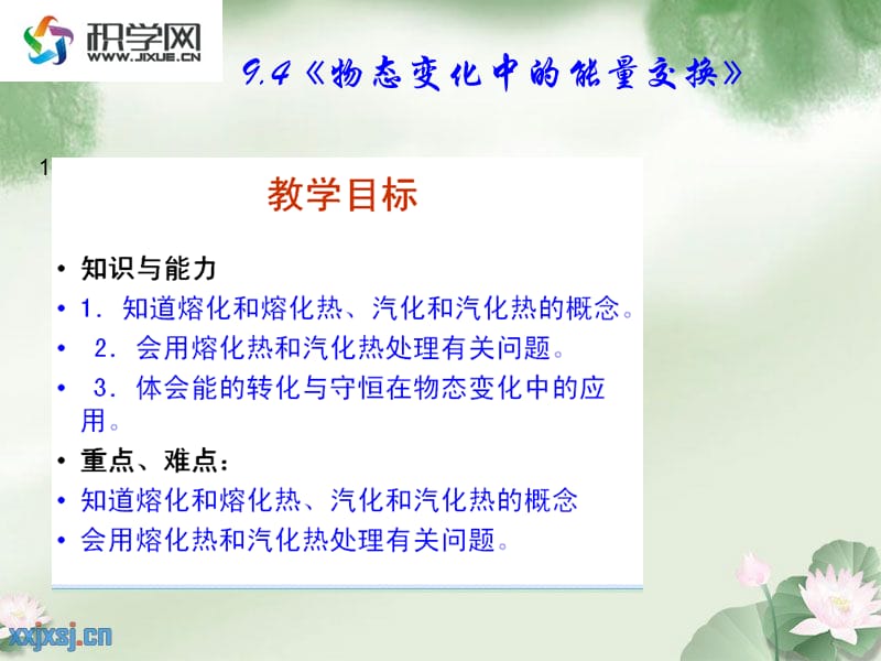 物态变化中的能量交换.ppt_第1页