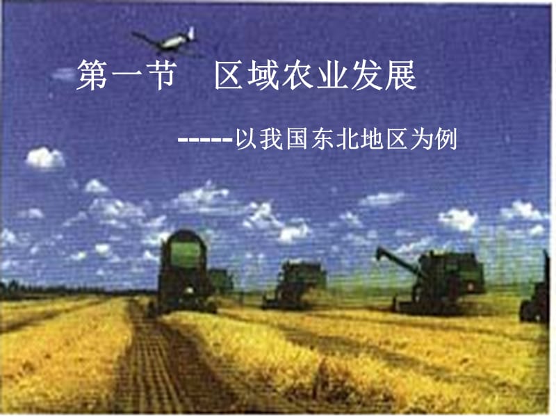 高中地理 区域农业发展——东北.ppt_第1页