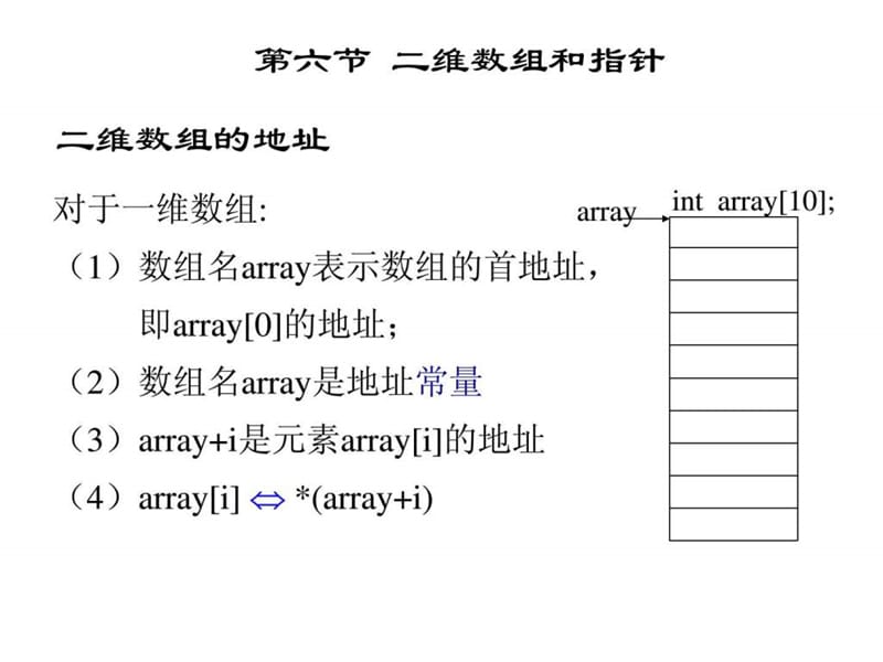 《指针与二维数组》PPT课件.ppt_第1页