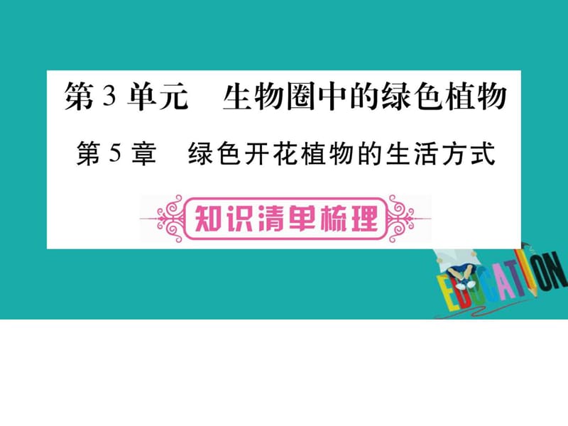 2018中考生物总复习教材考点梳理七上第3单元生物圈中的.ppt_第1页