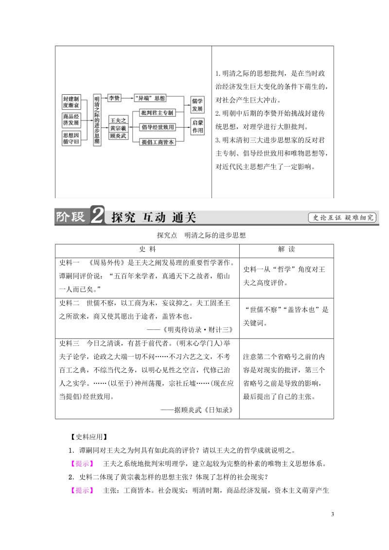 2017_2018学年高中历史第1单元中国古代思想宝库第5课明清之际的进步思潮学案岳麓版必修3201.doc_第3页