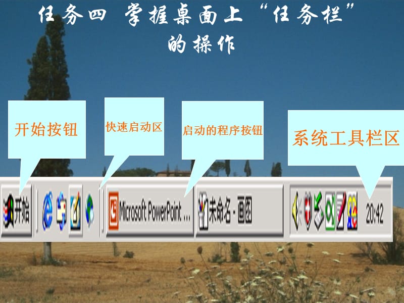 第二章第一节中文WindowsXP的任务栏和开始菜单操作二.ppt_第3页