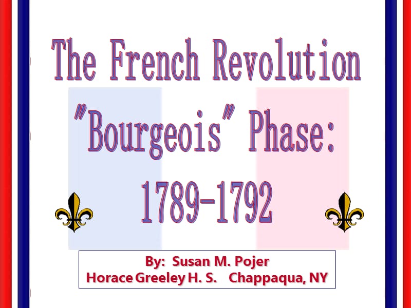 French Revolution --Liberal Phase法国革命——liberal相.ppt_第1页