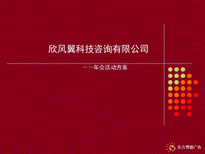 欣风翼科技咨询公司年会.ppt