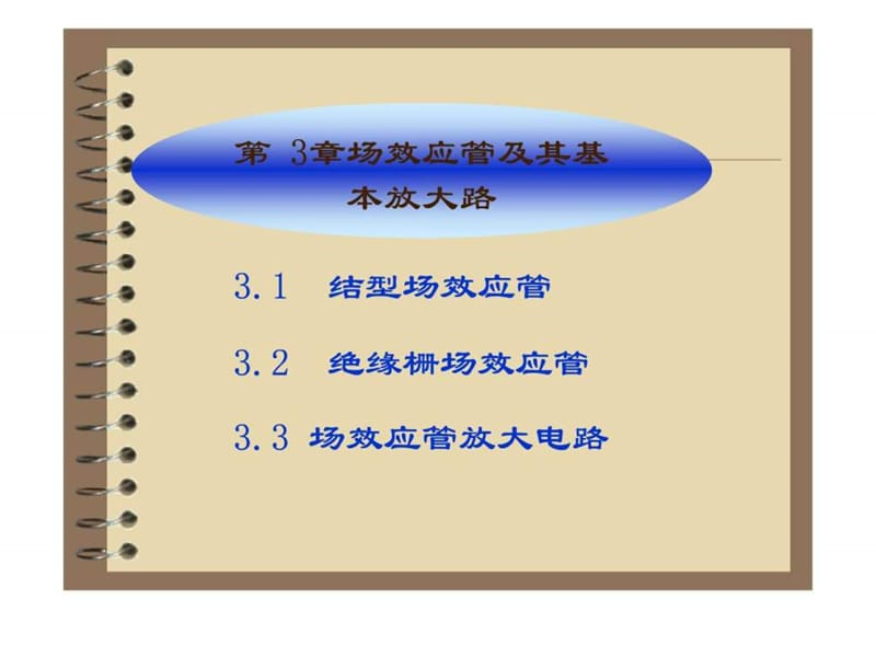 场效应管及其基本放大电路(1).ppt_第1页