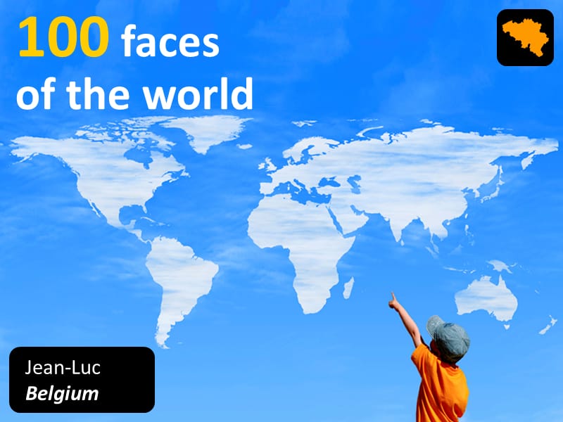 100张面孔图片素材-100facesoftheworld.ppt_第1页