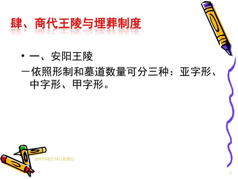 考古学课件-单元3(夏商周考古商代王陵).ppt_第1页