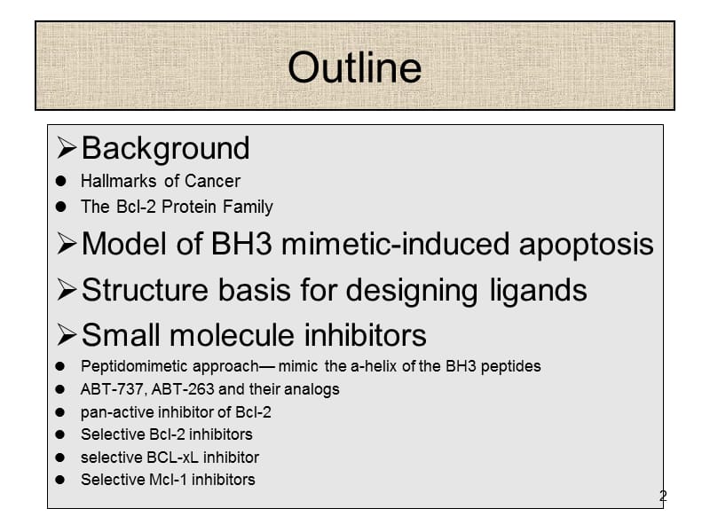 医学ppt--以bcl2蛋白家族为靶点的抗肿瘤药物设计.ppt_第2页