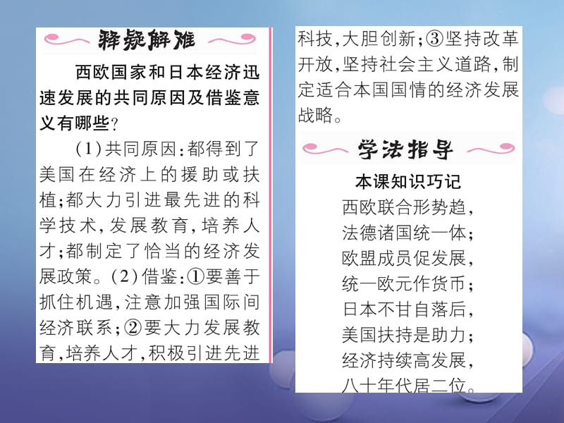 2017年春九年级历史下册第4单元第9课西欧和日本经济的发展课件新人教版.ppt_第3页