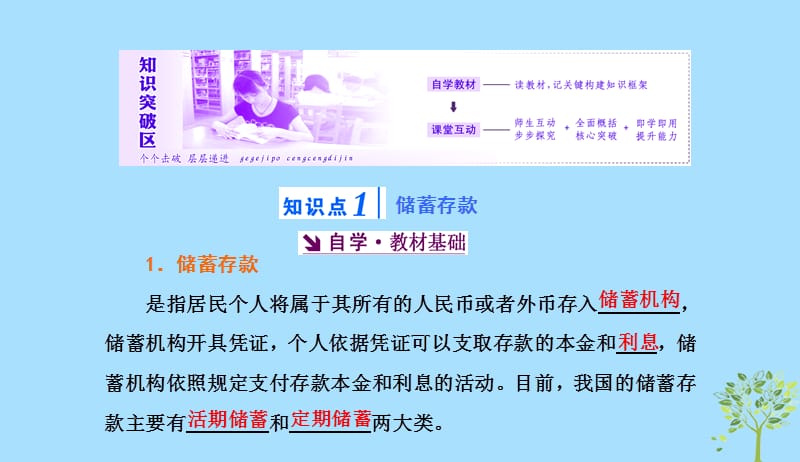 2018_2019学年高中政治第二单元生产劳动与经营第六课投资理财的选择第一框储蓄存款和商业银行课件新人教版必修120190412162.ppt_第1页