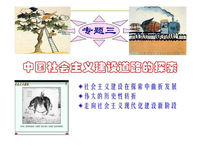 专题三社会主义建设在探索中曲折发展——整专题课件.ppt_第1页