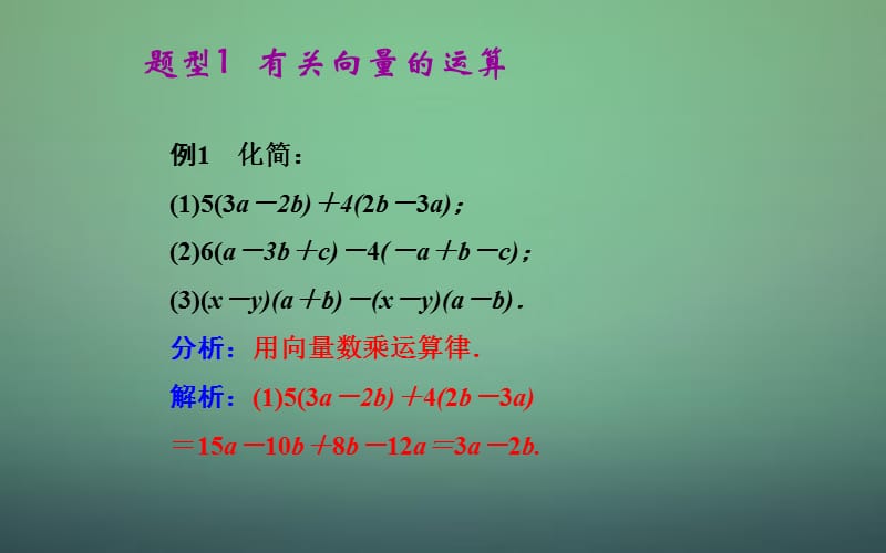 2015-2016学年高中数学 2.2.3向量数乘运算及其几何意义课件 新人教A版必修.ppt_第3页