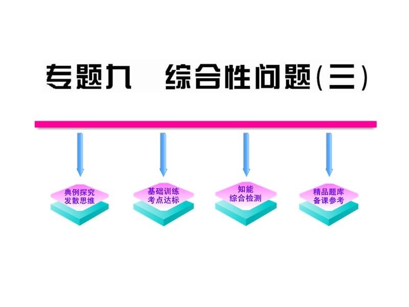 2011年中考二轮复习专题9 综合性问题三 .ppt_第1页