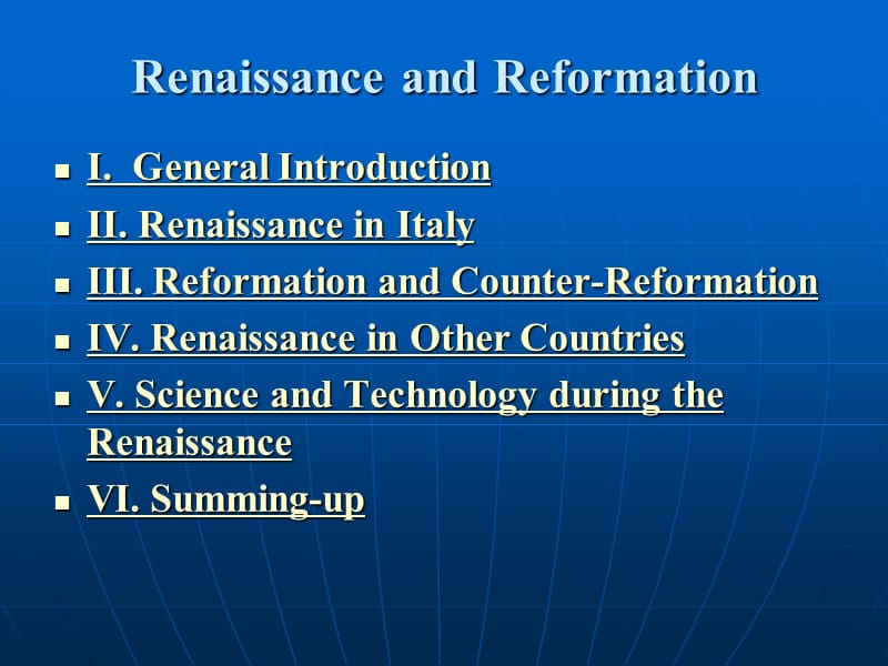 欧洲文化入门Europe Culture4 Renaissance and Reformation.ppt_第2页