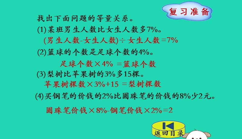 六年级数学上册第7单元百分数的应用第3节百分数的应用三第2课时已知比一个数增加减少百分之几的数是多少求这个数课件北师大版20190523161.pptx_第2页