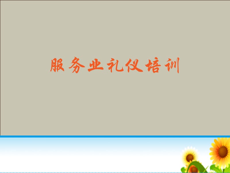 服务业礼仪培训PPT课件.ppt_第1页