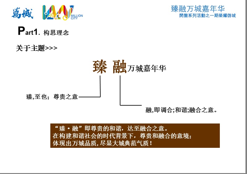 2009年臻融万城嘉年华开盘活动策划方案ppt.ppt_第3页