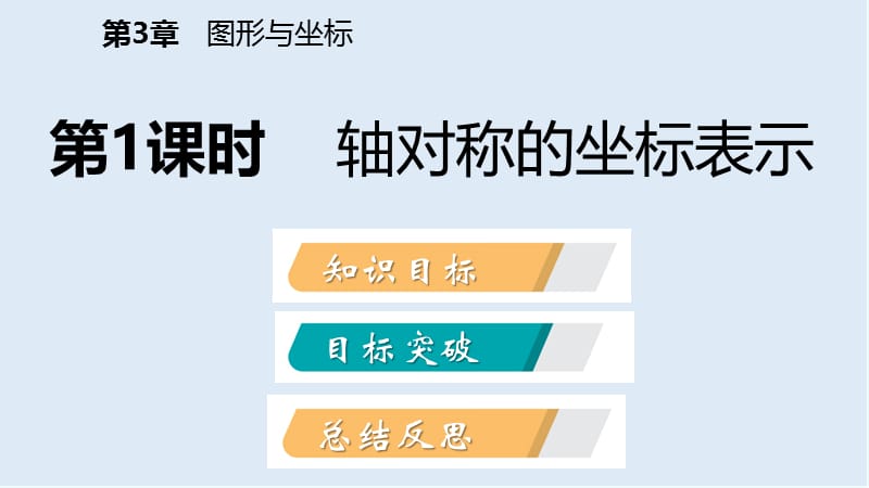 【K12配套】2019年春八年级数学下册第3章图形与坐标3.3轴对称和平移的坐标表示第1课时轴对称的坐标表示课件新版湘教.pptx_第2页