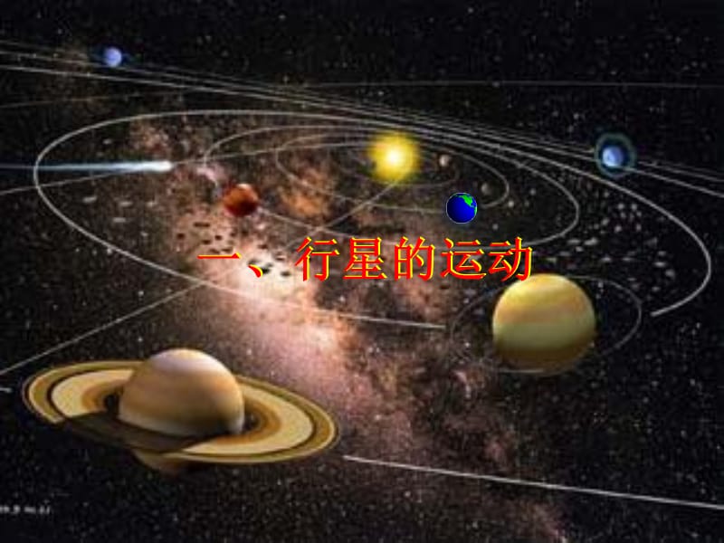 一行星的运动.ppt_第1页