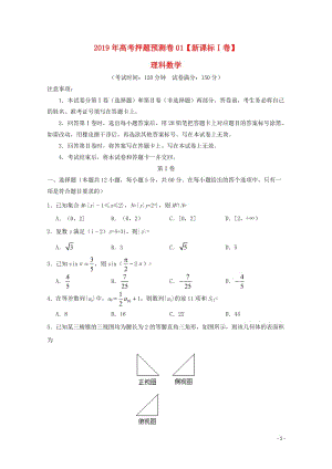 新课标Ⅰ卷2019年高考数学押题预测卷01理20190509047.doc