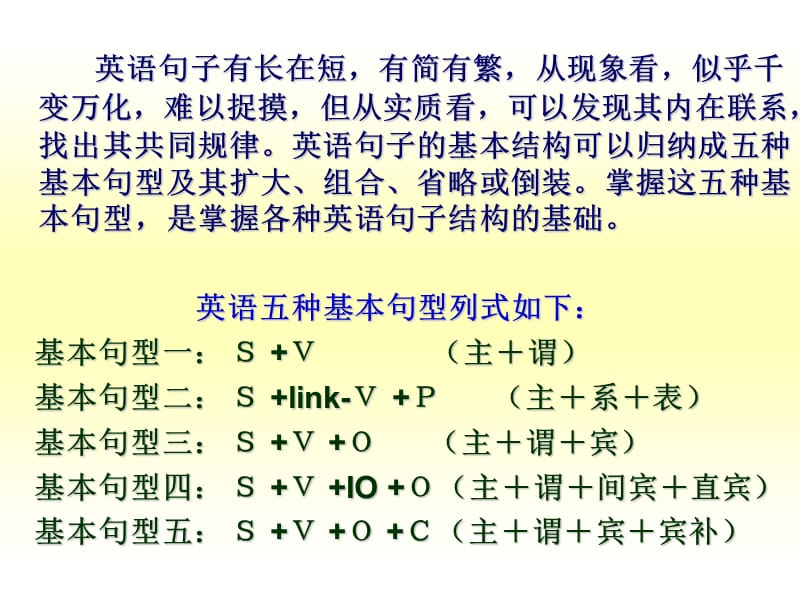 英语五大基本句型.ppt_第2页