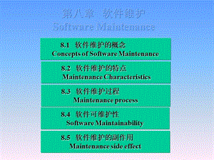 软件维护的特点MaintenanceCharacteristics.ppt