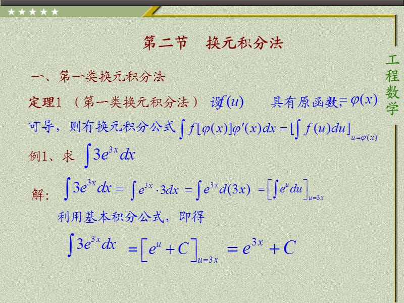 一第一类换元积分法.ppt_第1页