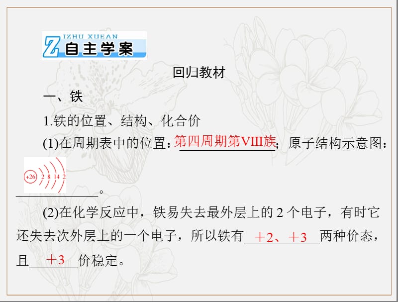 2020年高考化学一轮复习课件：模块3 第七单元 第3节 铁、铜及其化合物 .ppt_第2页