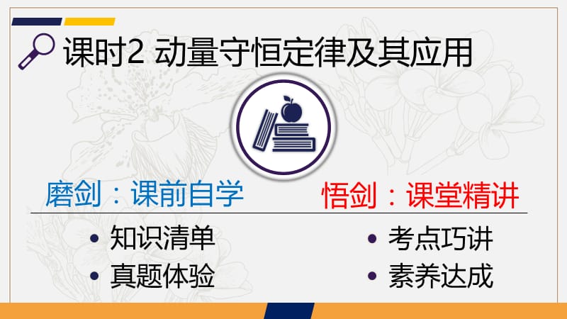 2020新亮剑高考物理总复习课件：第六单元 动量 第2课时 .ppt_第2页