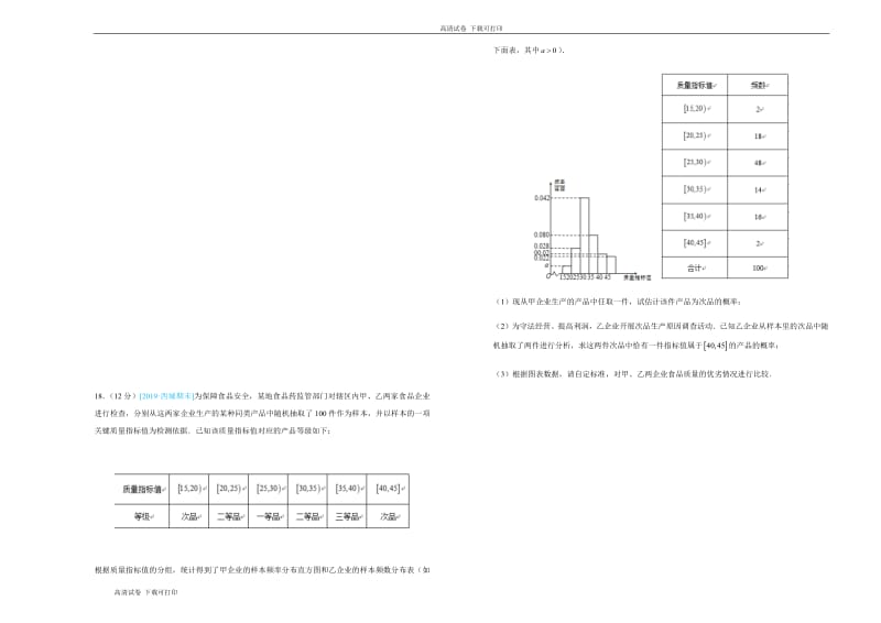 2019年高考名校考前提分仿真试卷 文科数学：（七） Word版含解析.pdf_第3页