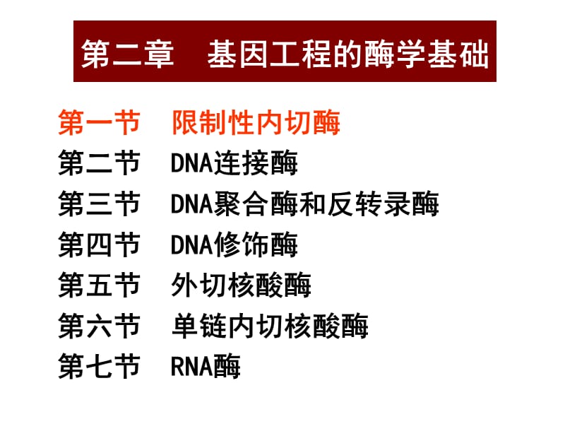 第二章基因工程的酶学基础.ppt_第1页