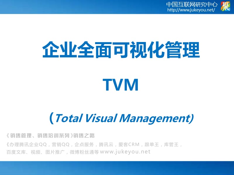 企业全面可视化管理TVM(Total-Visual-Management).ppt_第1页