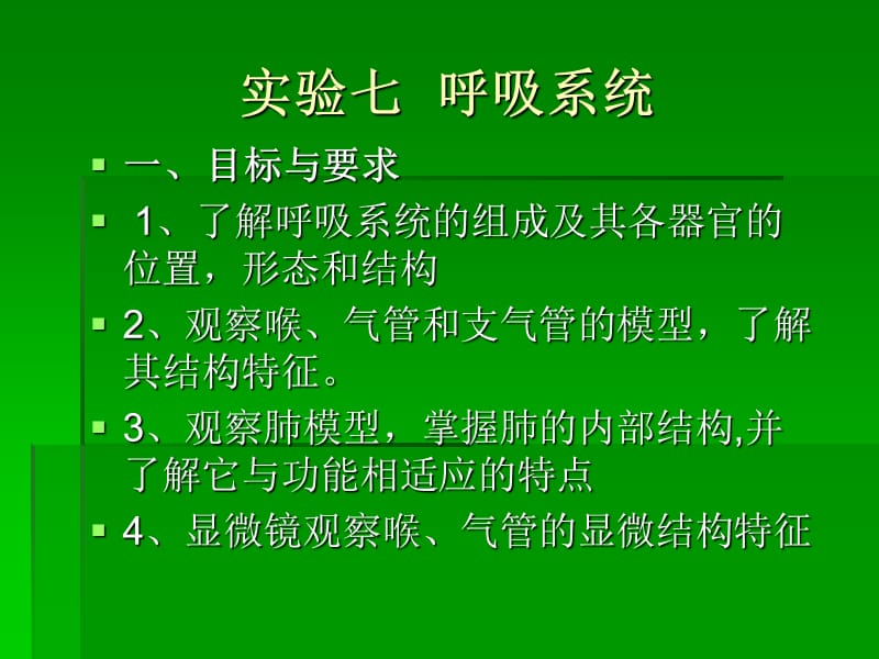 实验七 呼吸系统.ppt_第2页